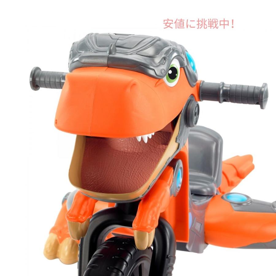 【並行輸入品】Little Tikes リトルタイクス チョンピン ディノ トライク 屋外 屋内用 乗用玩具 恐竜の鳴き声 調節可能なシート 車輪付き Chompin' Dino Trike |  | 05