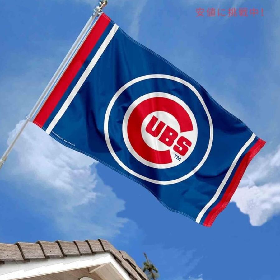 【並行輸入品】WinCraft MLB シカゴカブス サークルロゴ フラッグ 公式ライセンス 旗 デコレーション Circle Logo Flag Chicago Cubs_4