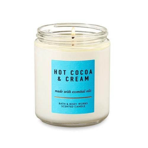 【並行輸入品】バス&ボディワークス アロマキャンドル ホットココア&クリーム 198g Bath&Body Works Candle Hot Cocoa & Cream 7oz | 
