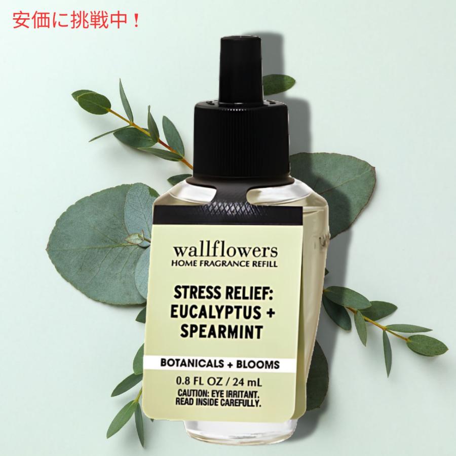 【並行輸入品】【送料無料】バスアンドボディワークス ウォールフラワー 詰替え用 ユーカリスペアミント  24ml Bath and Body Works Wallflowers Refill |  | 01