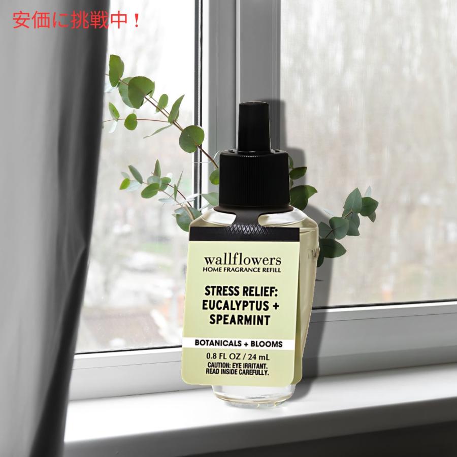 【並行輸入品】【送料無料】バスアンドボディワークス ウォールフラワー 詰替え用 ユーカリスペアミント  24ml Bath and Body Works Wallflowers Refill |  | 05