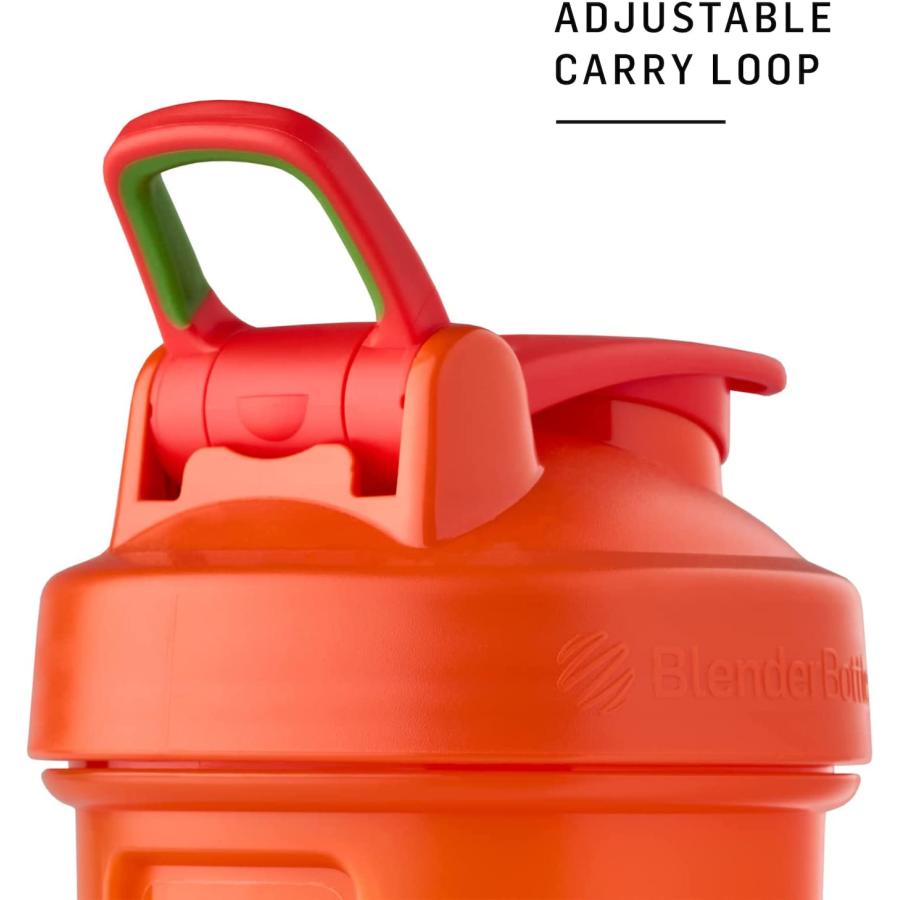 【並行輸入品】Blender Bottle Just for Fun クラシック V2 シェーカー ブレンダーボトル Feel The Burn 28 oz |  | 03