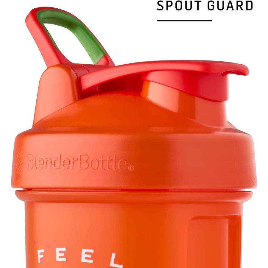 【並行輸入品】Blender Bottle Just for Fun クラシック V2 シェーカー ブレンダーボトル Feel The Burn 28 oz |  | 04