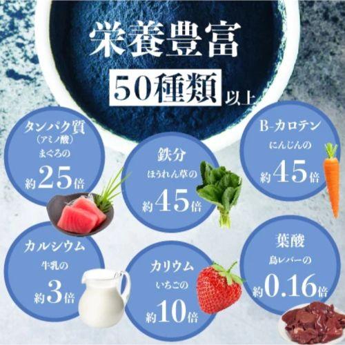 並行輸入品】ブルースピルリナ Blue Spirulina 120g 無添加 無香料 無