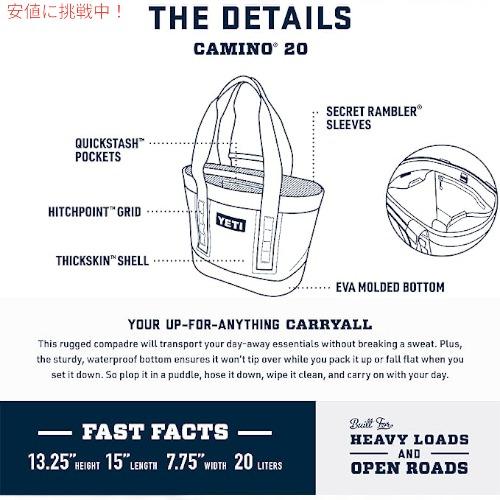 並行輸入品】＜限定カラー＞YETI Camino Carryall 20 High Desert Clay