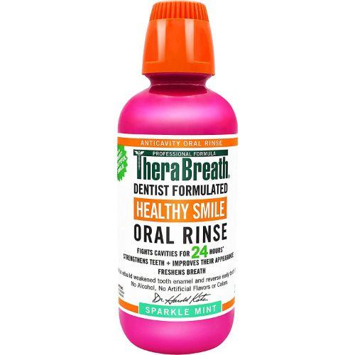 【2本】セラブレス TheraBreath マウスウォッシュ Oral Rinse Sparkle Mint 16oz ヘルシースマイル オーラルリンス [スパークルミント] 473ml｜drplus｜02