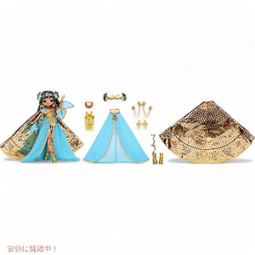 【並行輸入品】OMG Fierce Collector クレオパトラ ファッションドール - 限定版 11.5 インチ、豪華なブルーとゴールドのロイヤル衣装アクセサリー付きの画像