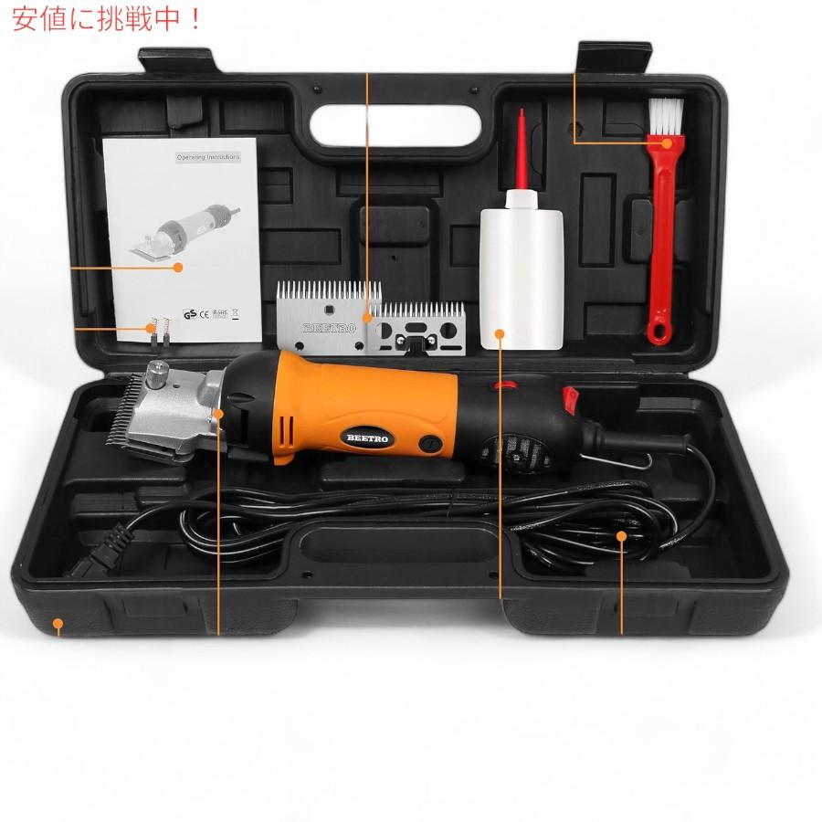 並行輸入品】BEETRO 馬用 バリカン キット 替刃付き クリッパー 電動
