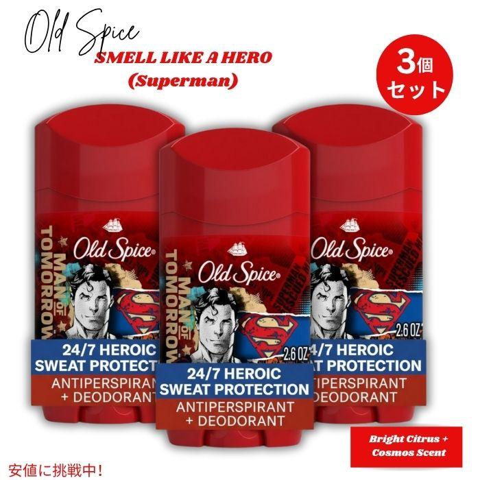 並行輸入品】[3個セット] Old Spice オールドスパイス - ヒーロー