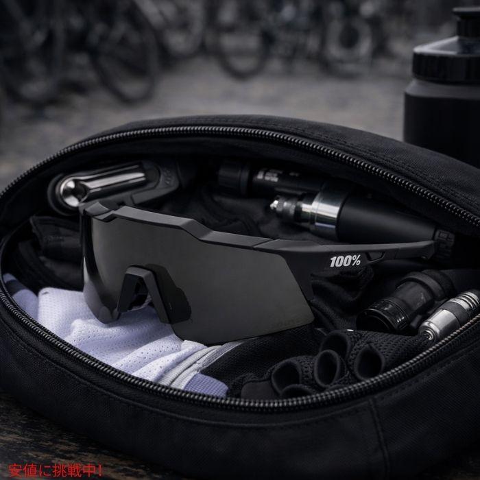 【並行輸入品】100% Speedcraft XS スポーツパフォーマンス サイクリングサングラス [ソフトタッチ ブラック] Sport Performance Cycling Sunglassesの画像