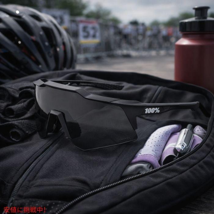 【並行輸入品】100% Speedcraft XS スポーツパフォーマンス サイクリングサングラス [ソフトタッチ ブラック] Sport Performance Cycling Sunglassesの画像