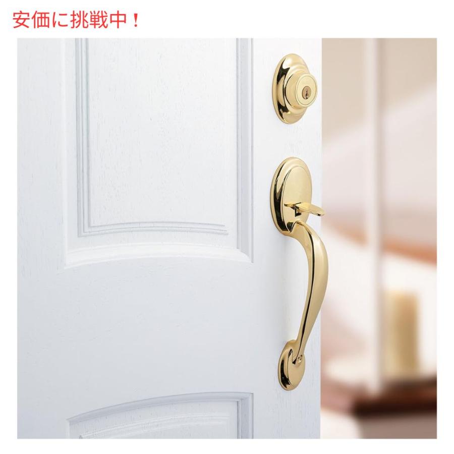 Kwikset Dakota フロントドア ロックハンドルとテデッドボルト セット Front Door Lock Handle and