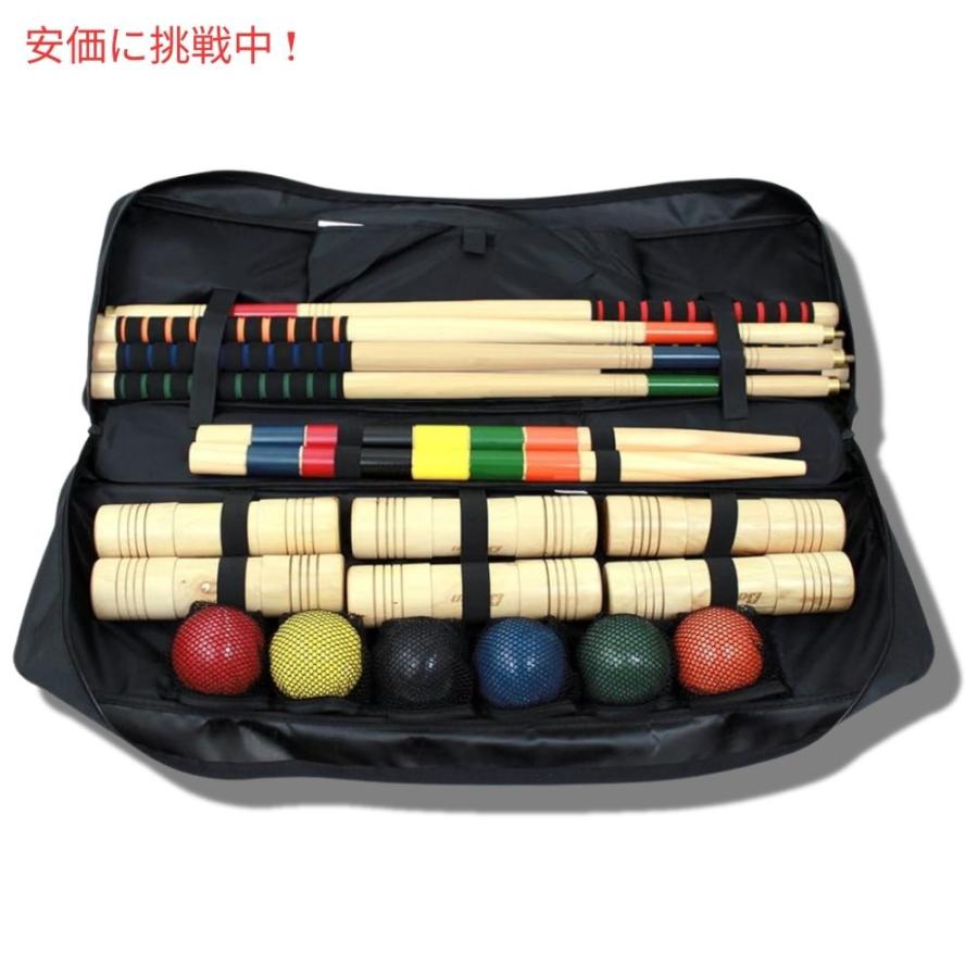 並行輸入品】Baden バーデン 6人用クロケットセット ソフトグリップ