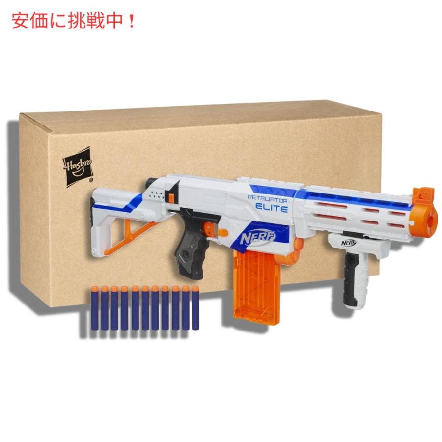 【並行輸入品】NERF ナーフ N-ストライク エリート レタリエーター ブラスター 12本ダーツ付き N-Strike Elite Retaliator Blaster 12 Darts