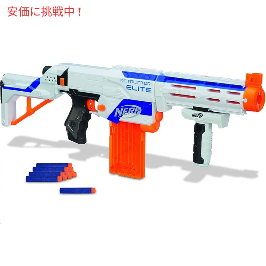 【並行輸入品】NERF ナーフ N-ストライク エリート レタリエーター ブラスター 12本ダーツ付き N-Strike Elite Retaliator Blaster 12 Darts