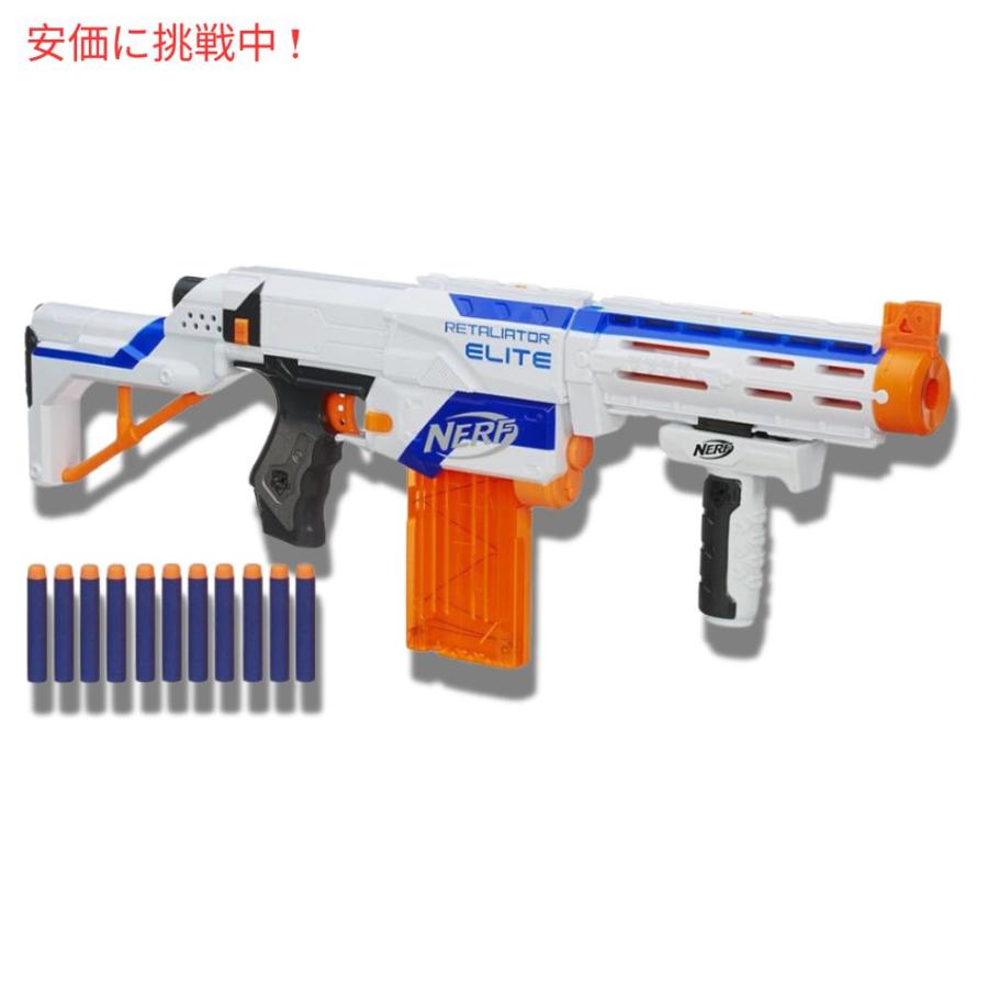 【並行輸入品】NERF ナーフ N-ストライク エリート レタリエーター ブラスター 12本ダーツ付き N-Strike Elite Retaliator Blaster 12 Darts