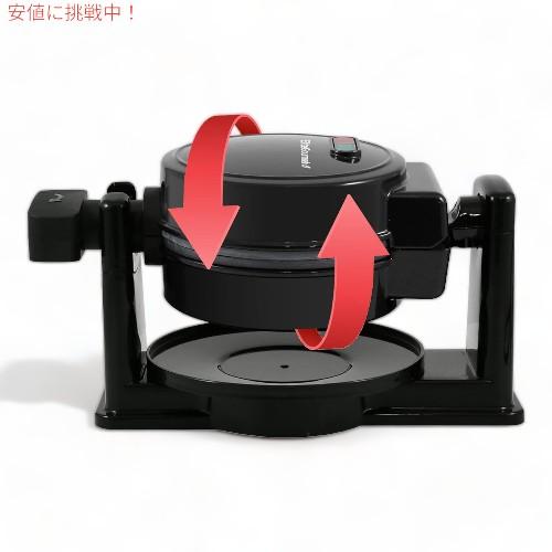 【並行輸入品】Elite Gourmet エリートグルメ EWM460 回転フリップ式 ベルギーワッフルメーカー Nonstick Rotating Flip Belgian Waffle Maker |  | 02