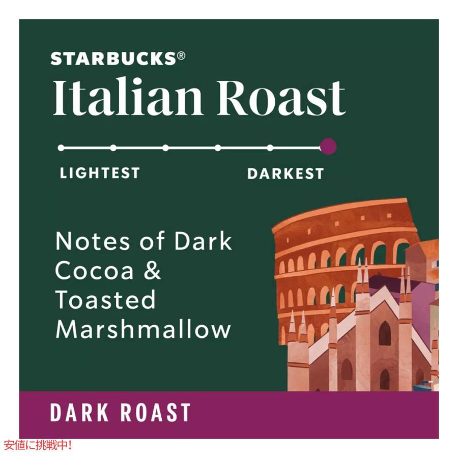 キューリグ Kカップ スターバックス イタリアンローストコーヒー Kカップ22個 Starbucks K-cup Italian Roast Coffee 22 K-Cups｜drplus｜02