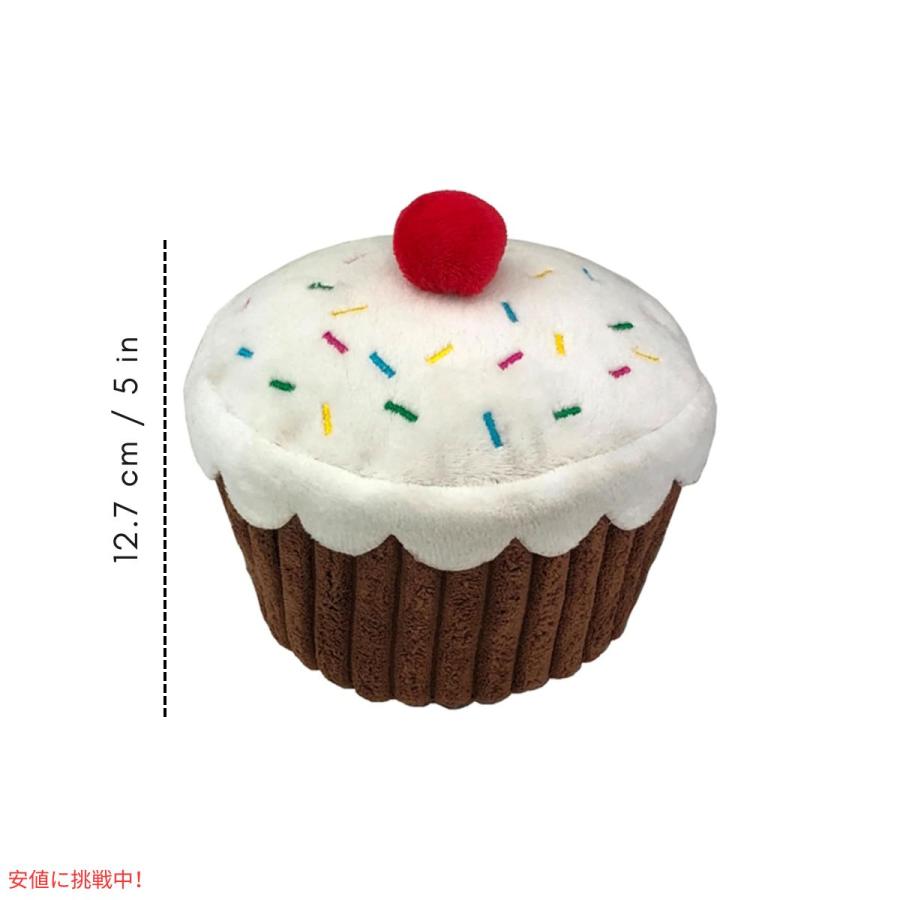 【並行輸入品】あの有名犬も愛用 Pet Lou カップケーキ プラシュ 犬用おもちゃ  Durable Plush Cupcake |  | 04