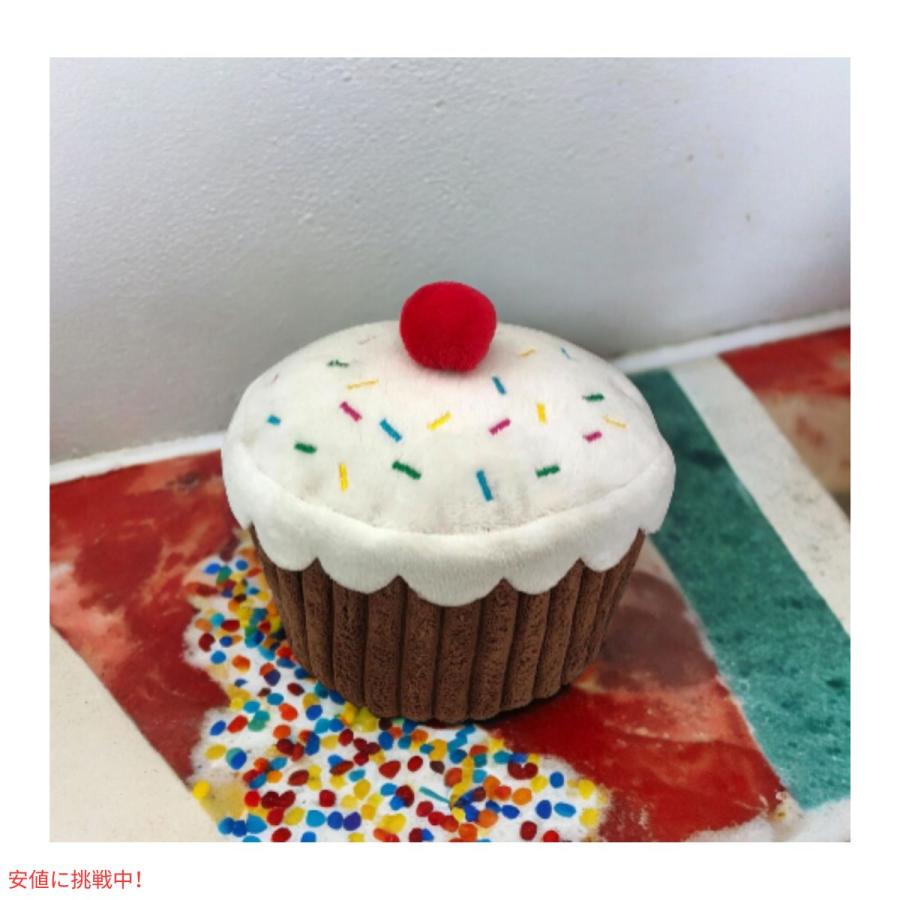 【並行輸入品】あの有名犬も愛用 Pet Lou カップケーキ プラシュ 犬用おもちゃ  Durable Plush Cupcake |  | 05