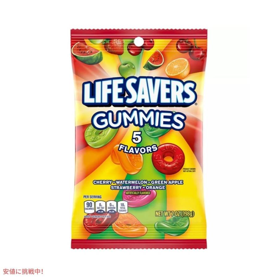 並行輸入品】Life Savers ライフセイバーズ グミ 5フレーバー グミ