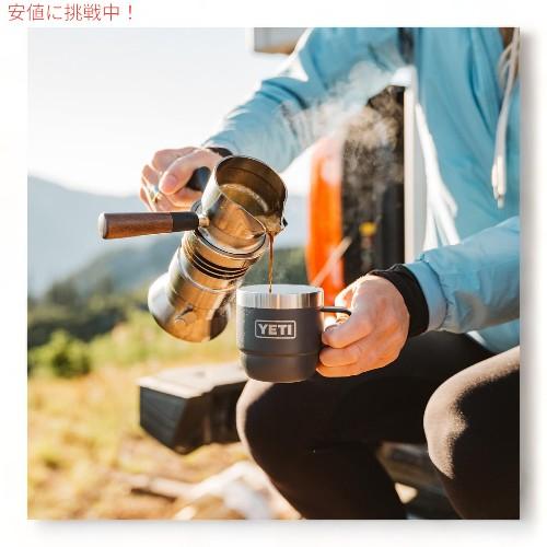 【並行輸入品】イエティ ランブラー スタッキングマグ 真空断熱 エスプレッソ コーヒーカップ 2個セット 177ml 保温 [ブラック] / YETI Rambler 6oz Stの画像