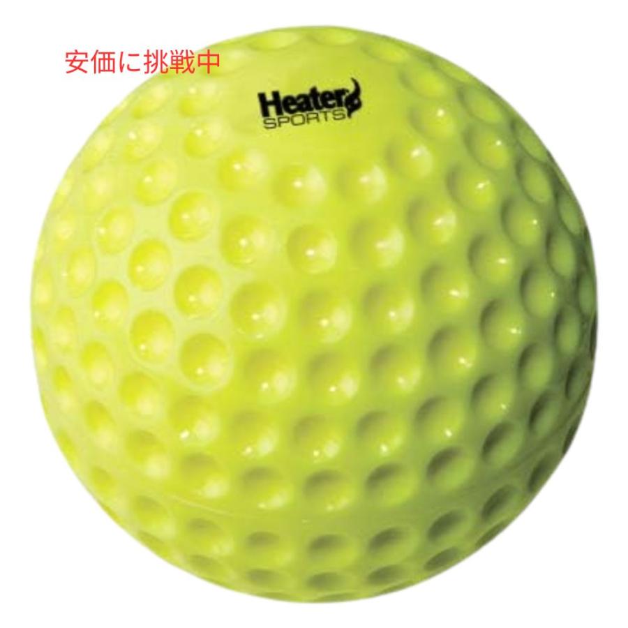 【並行輸入品】Heater パワーアレー 野球トレーニング用 ソフトフォームボール 12個 80MPH(サンドロット40MPH) Power Alley Foam Baseball Trの画像