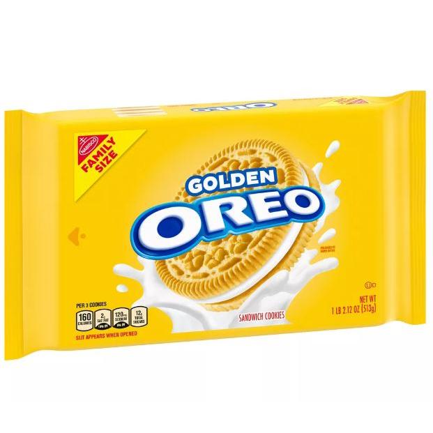 並行輸入品】Oreo オレオ Golden ゴールデン ファミリーサイズ 18.12oz