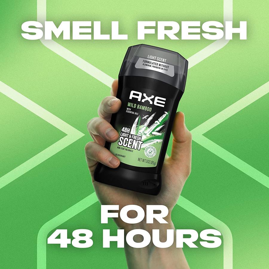 AXE アクセ Aluminum Free Deodorant アルミニウムフリー デオドラント Wild Bamboo ワイルドバンブー 3oz/85g｜drplus｜03