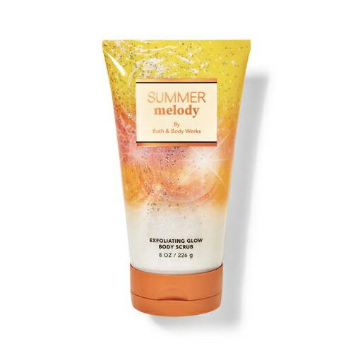 Bath & Body Works SUMMER MELODY Exfoliating Glow Body Scrub 8oz / 226g