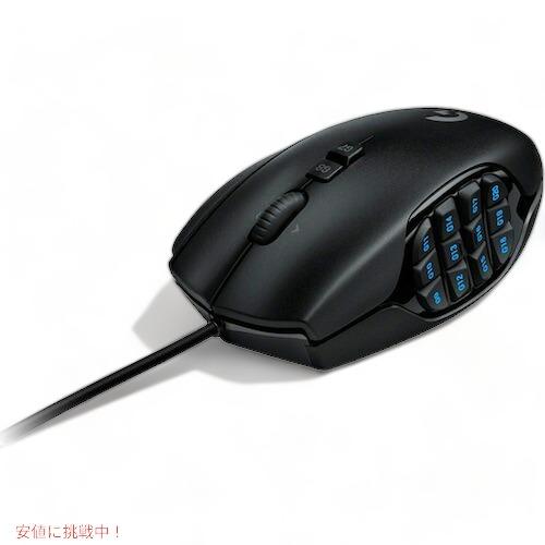 ロジテック 【並行輸入品】Logitech G600 MMO Gaming Mouse, Black