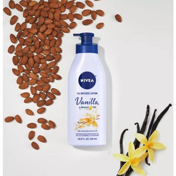 NIVEA ニベア Oil Infused Body Lotion ボディローション Vanilla and Almond Oil アーモンド