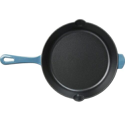 【並行輸入品】クイジナート Cuisinart クラシック 鋳物ホーロー フライパン(25.4cm) プロバンス ブルー CI22-24BG 10-Inch_1