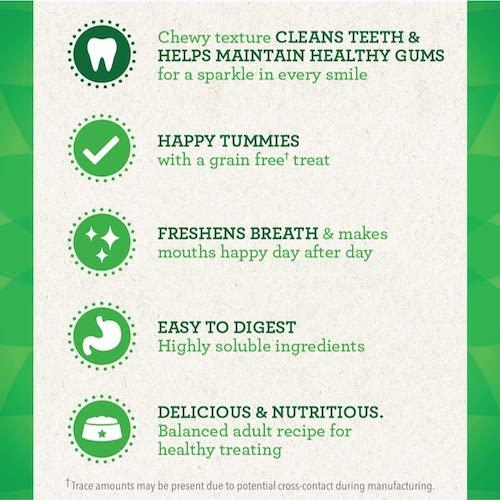 【並行輸入品】Greenies Grain Free Dental Chews for Dogs, Petite / グリニーズ 犬用 歯磨きガム おやつの画像