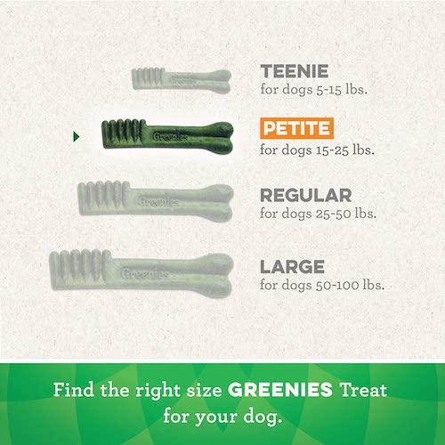 【並行輸入品】Greenies Grain Free Dental Chews for Dogs, Petite / グリニーズ 犬用 歯磨きガム おやつの画像