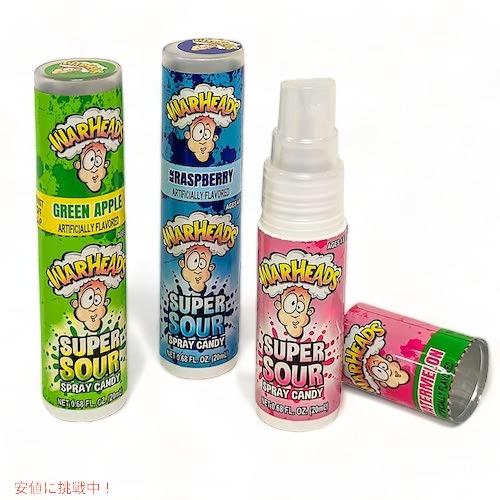 並行輸入品】Warheads スーパーサワー スプレーキャンディ バラエティ