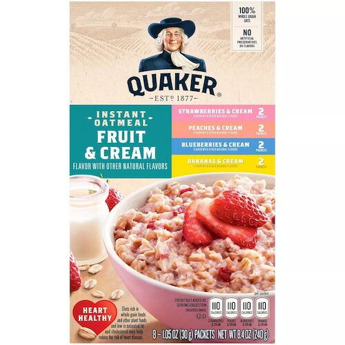 QUAKER Quaker クエーカー インスタント オートミール フルーツ