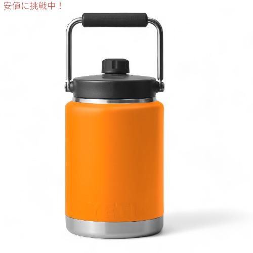 並行輸入品】YETI RAMBLER HALF GALLON JUG [KING CRAB ORANGE