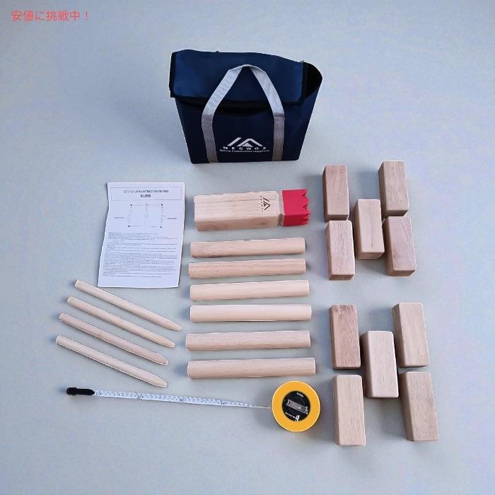 【並行輸入品】Kubb（クッブ） アウトドアゲーム 木製 スウェーデン 屋外用ゲーム Megwozの画像
