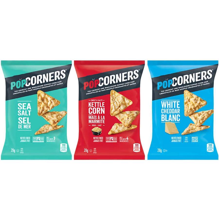 PopCorners PoppedCorn ポップコーナー ポップコーンスナック バラエティーパック28g x 28小袋 popchip1