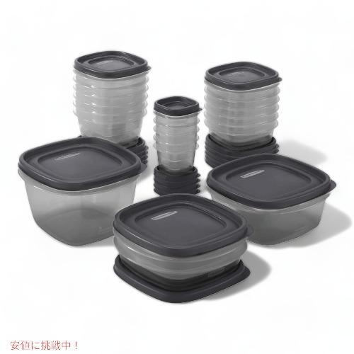 並行輸入品】ラバーメイド Rubbermaid 42ピース 食品貯蔵容器 セット