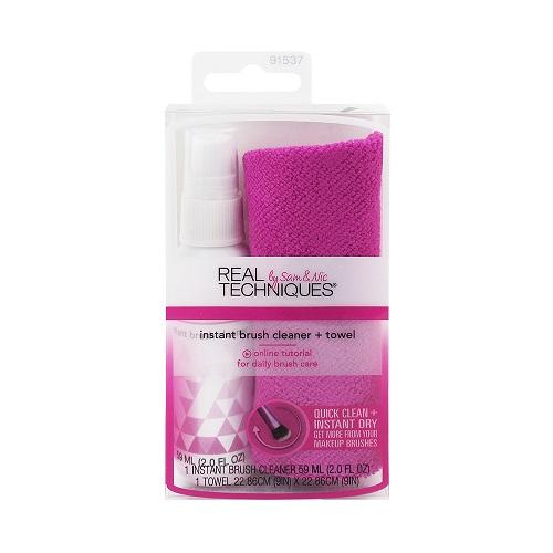 【並行輸入品】Real Techniques Daily Brush Cleaner + Towel リアルテクニクス デイリーブラシクリーナー + タオル | 