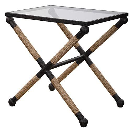 【並行輸入品】Uttermost 24983 Braddock-22インチの沿岸アクセントテーブル　22 x 16 x 22_2