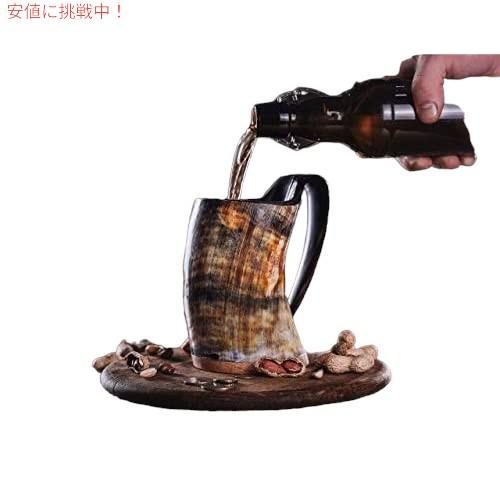 【並行輸入品】Norse Tradesman オリジナル バイキング ドリンク ホーン マグ 16 オンスの画像