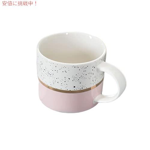 【並行輸入品】Hasense 積み重ね可能なコーヒーマグ 4個セット 金属製スタンド付き 15オンスの画像