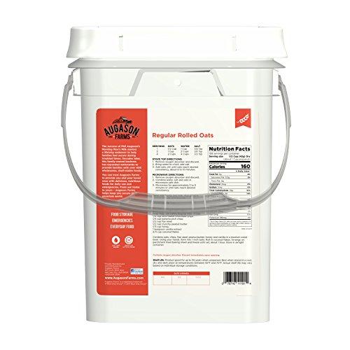 【並行輸入品】Augason Farms レギュラー ロールド オーツ 緊急用食品保管 10ポンド ペール_1