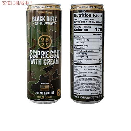 並行輸入品】Black Rifle Coffee RTD (クリーム入りエスプレッソ、11