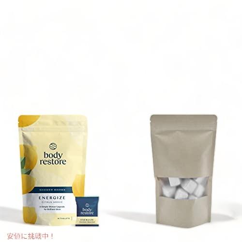【並行輸入品】BodyRestore シャワースチーマー アロマセラピー 15パック シトラスグローブエッセンシャルオイル |  | 01