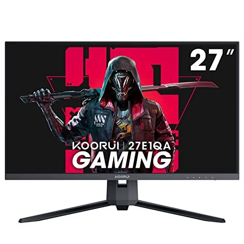 並行輸入品】KOORUI 27インチ QHD ゲーミングモニター 144Hz VA 1ms
