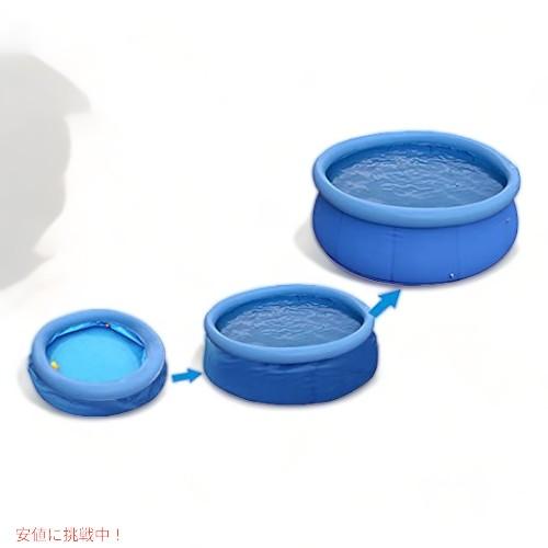 【並行輸入品】DIMAR GARDEN 15ft x 36in Inflatable Swimming Pool　大型プール インフレータブル スイミングプール 水泳 家庭_3